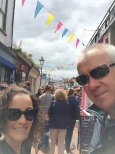 Us in the North Laine district.