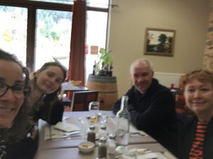 Lunch on Cathar Castle day.