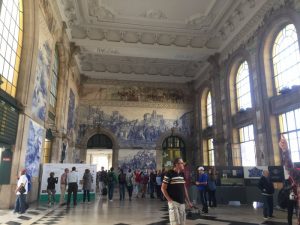 A very grand railway entrance.