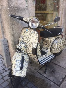 Spied this interesting Vespa!