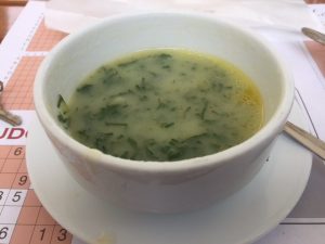 The awful seaweed soup.