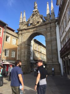 Historic gate to the city of Braga.