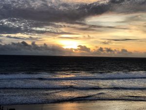 Sunset from Anantara with Laurie & Carroll