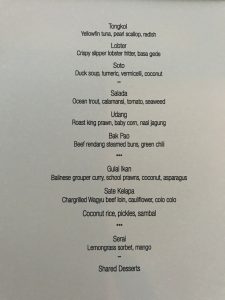 Set NYE Menu at Merah Putih