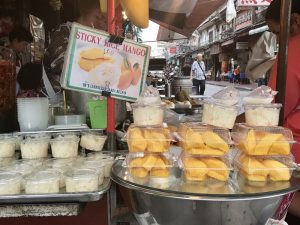 Take away mango and sticky rice