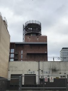 This water tower is on The Williamsburg hotel and is being converted to a bar!