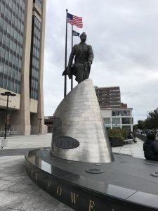 Adam Clayton Powell; a famous Harlem identity