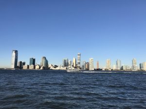 View over to New Jersey from our Battery Park walk