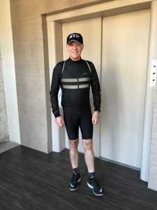 Mark off for his Rapha ride