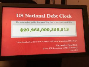 The debt clock!