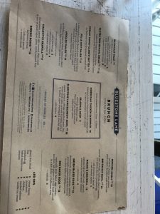 Bluestone Lane menu: nice but slow service