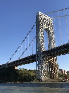 George Washington bridge linking Manhattan to Jersey