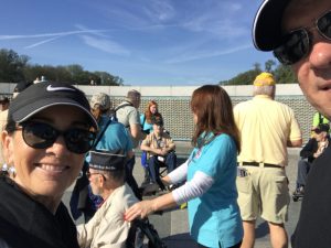 Veterans at the WW2 Memorial