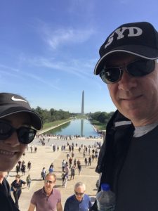 View from Lincoln Memorial to Washington Momument