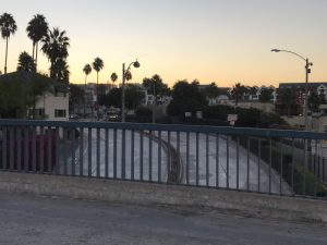 This is end of the ’10’; road from Florida in east to Santa Monica in west