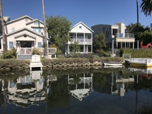 Lovely homes along the Venice Canals