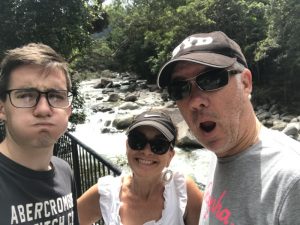 Silly boys at the Gorge.