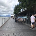 Strolling the Board Walk.