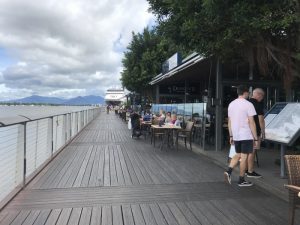 Strolling the Board Walk.