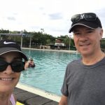 There is a huge free Lagoon Pool right on the board walk at the waters edge of Trinity Inlet.