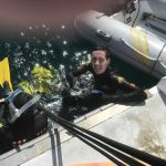 Tom at the Great Barrier Reef.