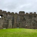 Inside Restormel Castle