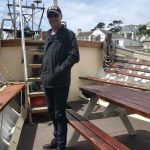 Mark on the small Ferry to St Mawes