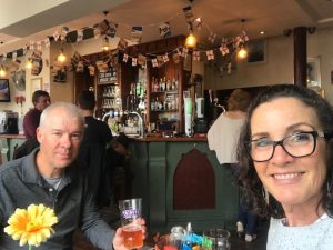 Pub lunch at ‘Crown and Anchor’.