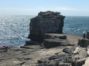 Rock at Portland Bill.