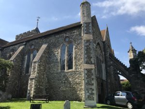 St Mary’s Church in Rye sits at the highest point on the hill