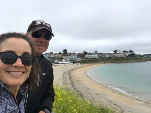 The beach at Falmouth.