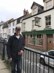 The first pub of the day in Hastings