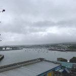 View from Ramparts over Plymouth Harbour.