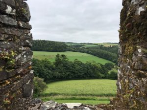 View out from ramparts.