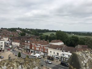 View out over Battle town.