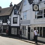 Walking the route through Rye.