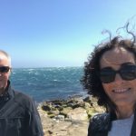 Windy at Portland Bill Lighthouse.