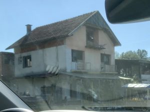 Run down housing on way to Plitvice