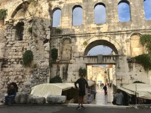 Last walk through the East Gate of Diocletian Palace