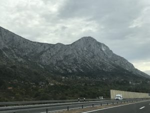 Pretty drive down to Gradac.