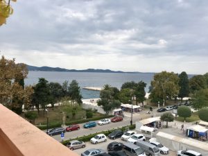 View from our Zadar apartment balcony.